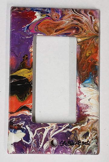 Hand Painted Light Switch Cover #11
