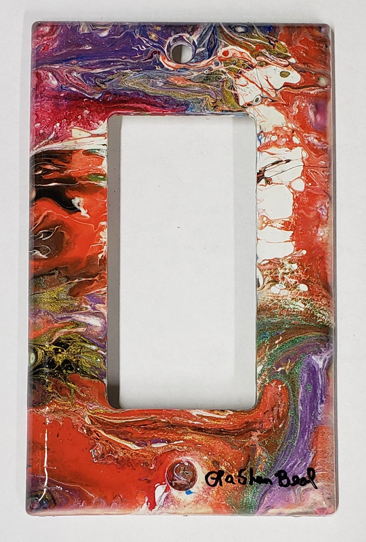 Hand Painted Light Switch Cover #15