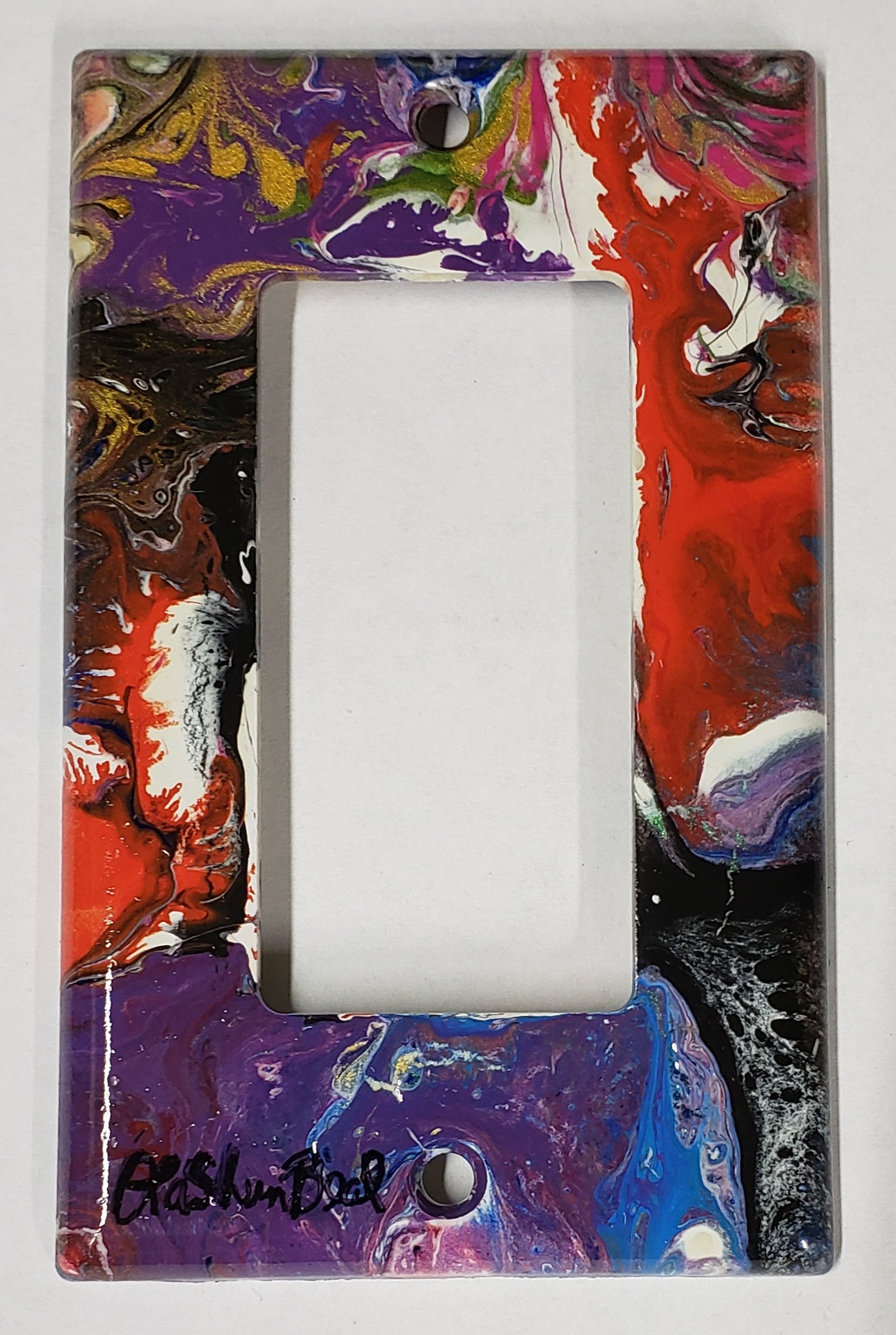 Hand Painted Light Switch Cover #17