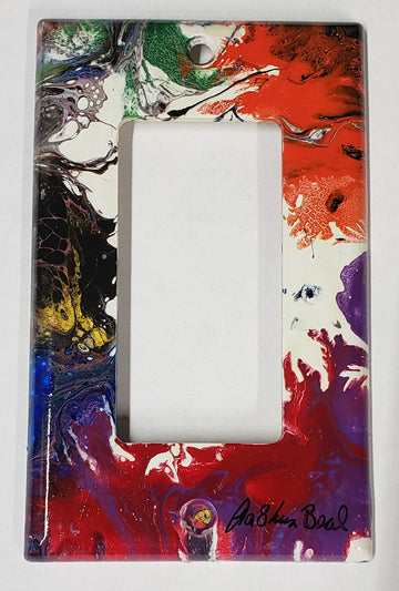 Hand Painted Light Switch Cover #18