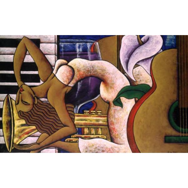 In The Groove #2 Giclee on Canvas