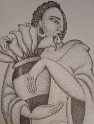 Courtney's Gift Original Art Drawing - LaShunBeal.com