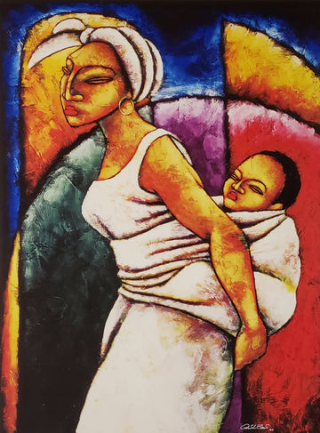 A Bundle Of Joy Giclee on Canvas