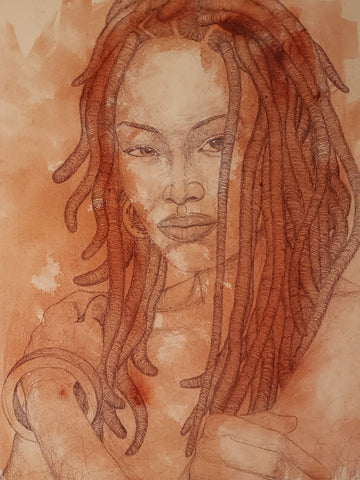 Amber | Lithograph Print