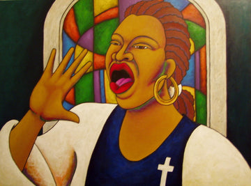 Praise Him Acrylic Paint On Canvas Art Original