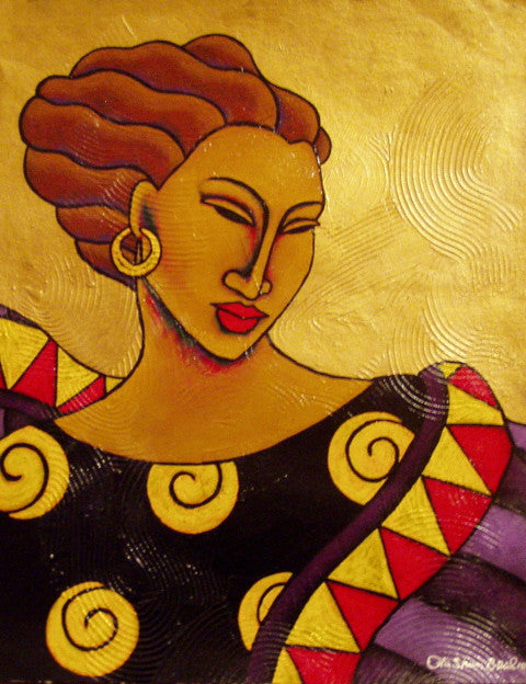 Morgan- Acrylic Paint On Paper Art Original - Lashunbeal.com