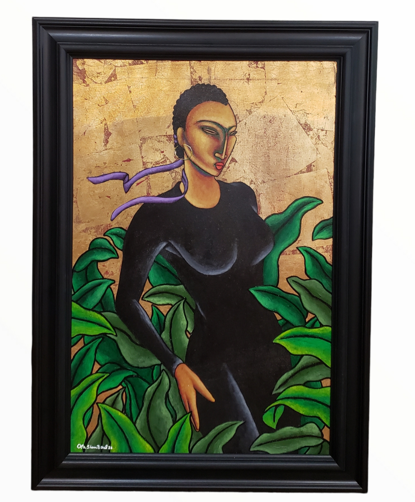 Black Dress #2 Framed Original Art