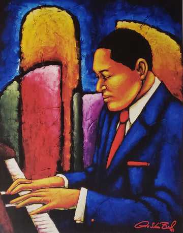 Blue Key | Lithograph Print