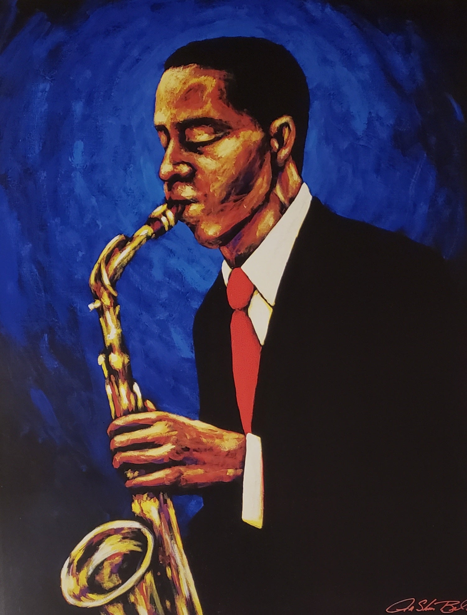 Blue Soul | Lithograph Print