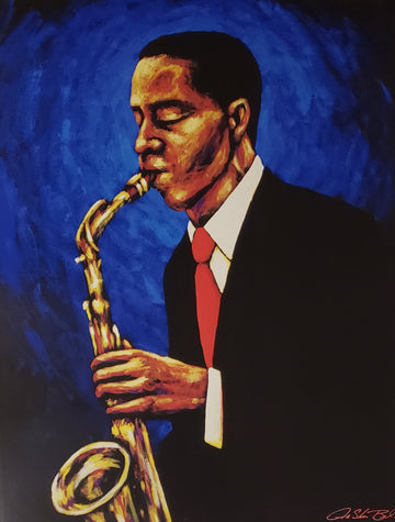 Blue Soul | Lithograph Print