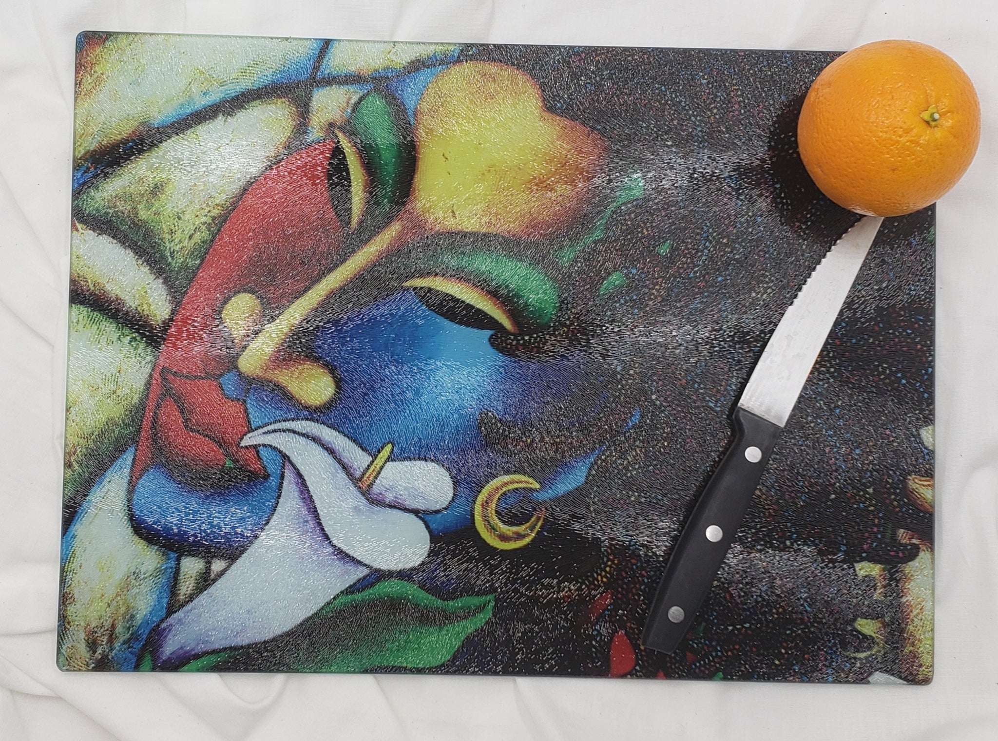 Colored Girl #20 Cutting Board