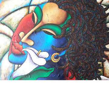 Colored Girl #20 Acrylic on Canvas - LaShunBeal.com