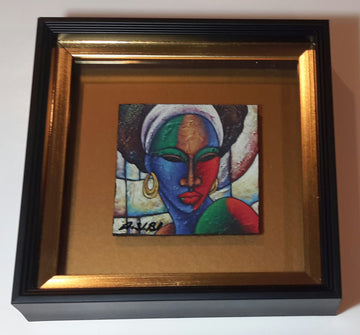 Colored Girl #10 Framed Art Print