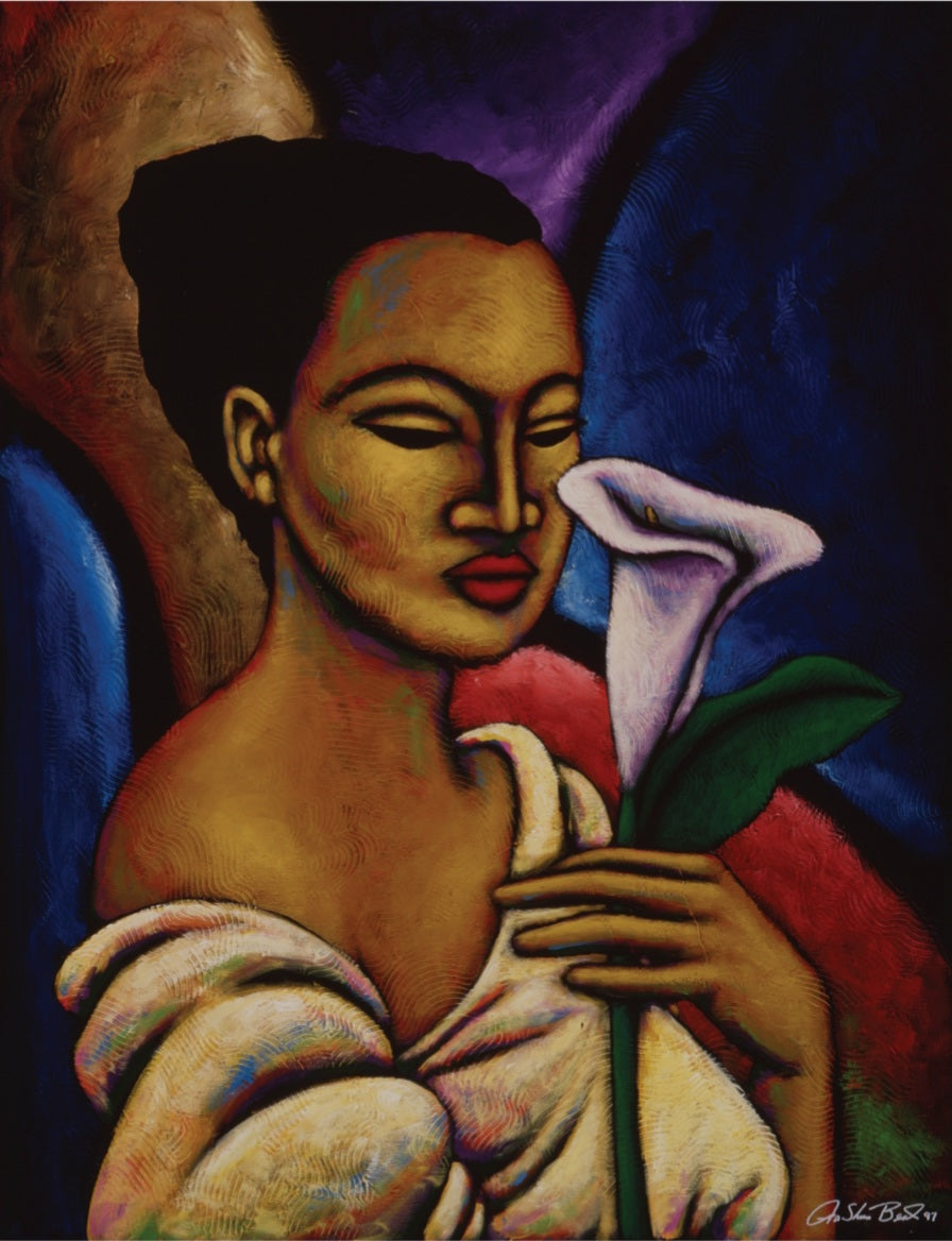 Delicate Giclee on Canvas
