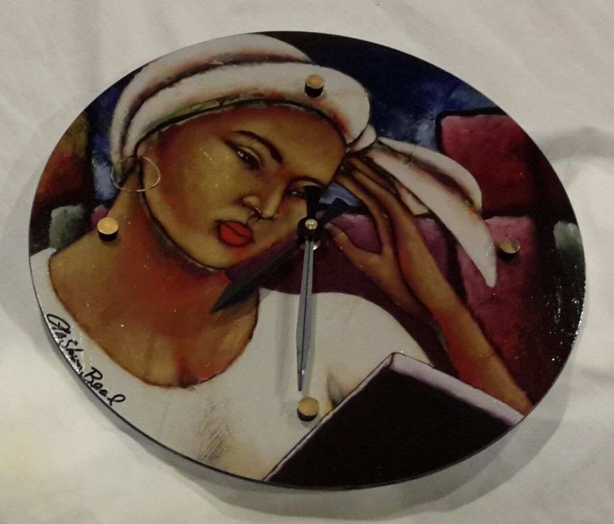 Deep In Thought Wall Clock