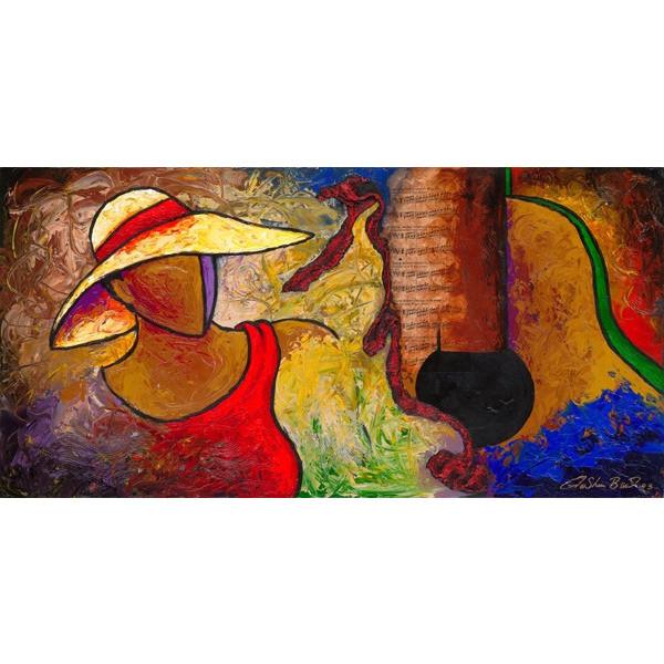Delta Rhythm Giclee on Canvas