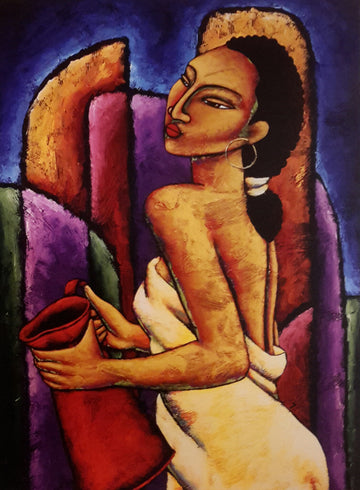 Her Flower | Lithograph Print