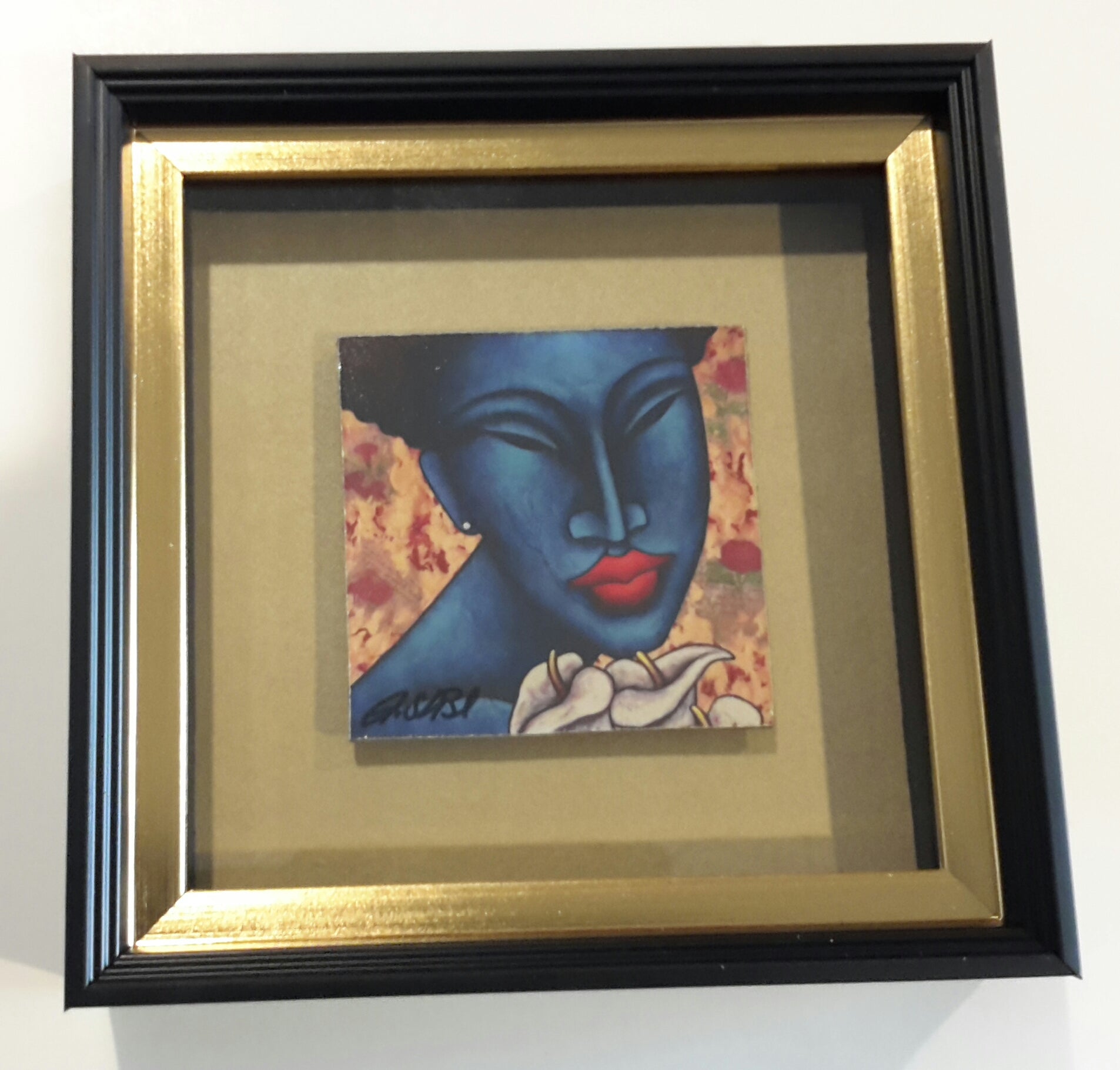 Indigo Blue Framed Art