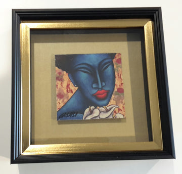 Indigo Blue Framed Art