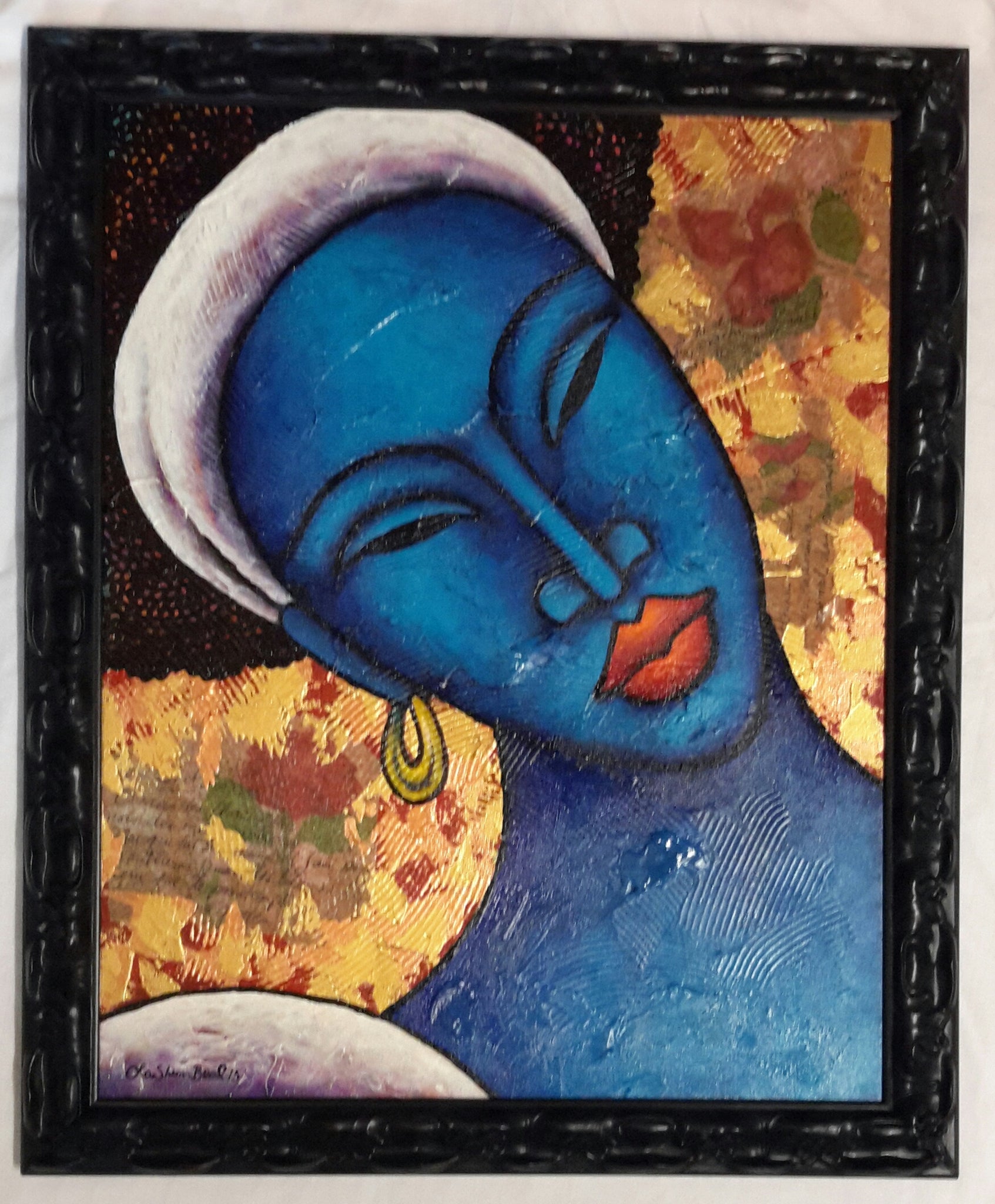 Indigo Blue #6 Framed Art - LaShunBeal.com