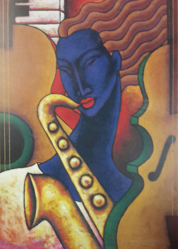 Indigo Music | Lithograph Print