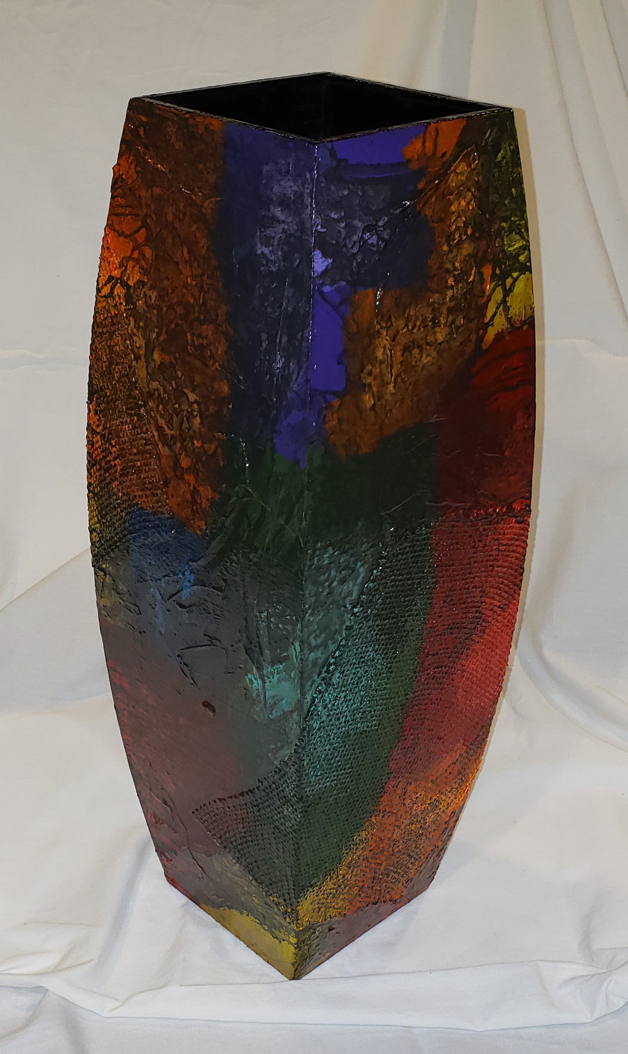 Inner Peace #3 Hand Painted Vase