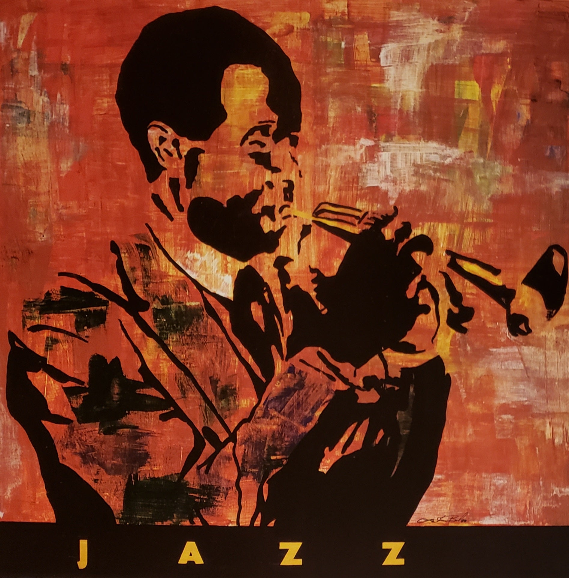 Jazz #3 Giclee on Canvas