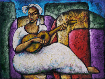 Joyful Tune Giclee on Canvas