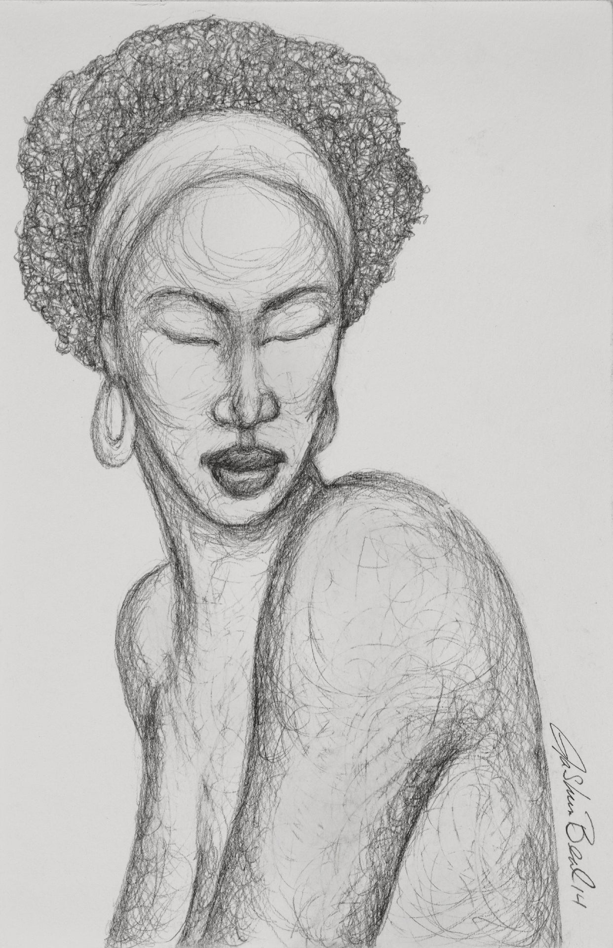 Lady Grace #8  Lithograph Print