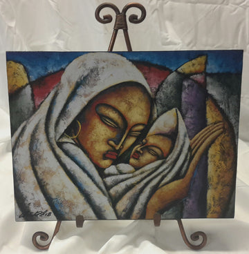 Madonna And Child Wall Art Plaque - Lashunbeal.com