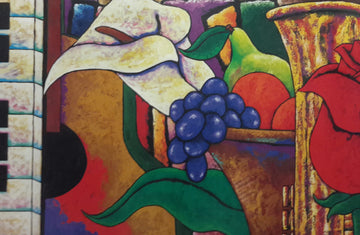 Music And Fruit | Lithograph Print