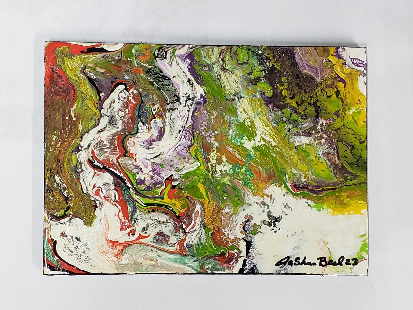 Odyssey  Acrylic Paint on Wood Art Original