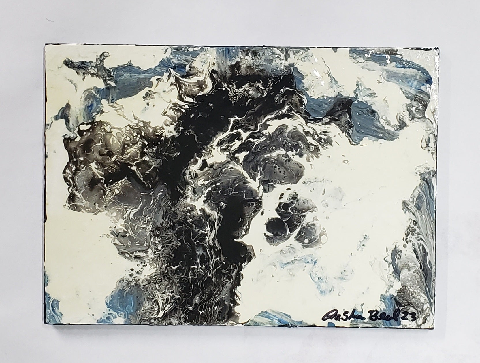 Odyssey #4 Acrylic Paint on Wood Art Original