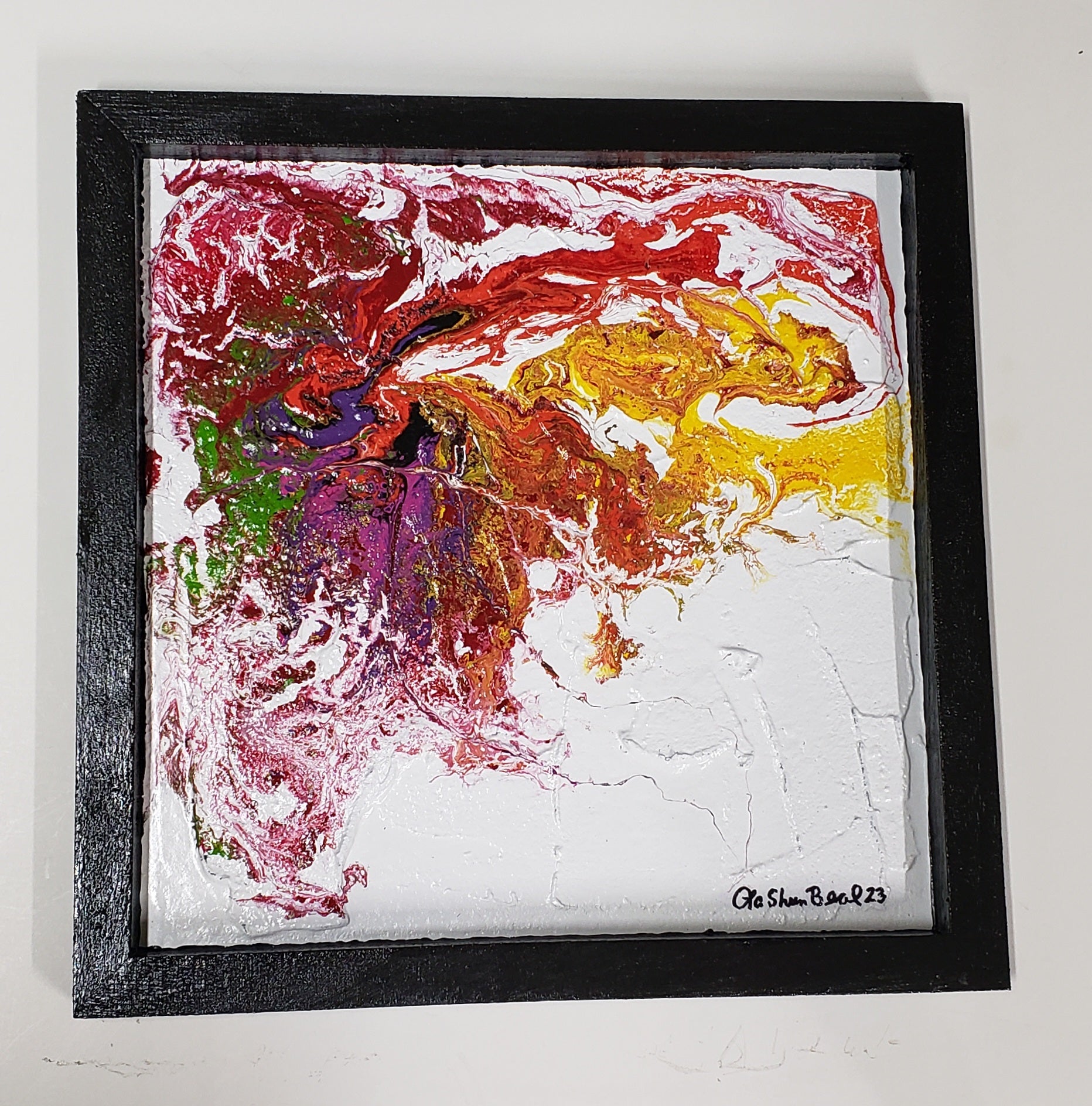 Odyssey #52 Acrylic Paint on Wood Art Original