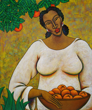 Orange Delight Giclee on Canvas