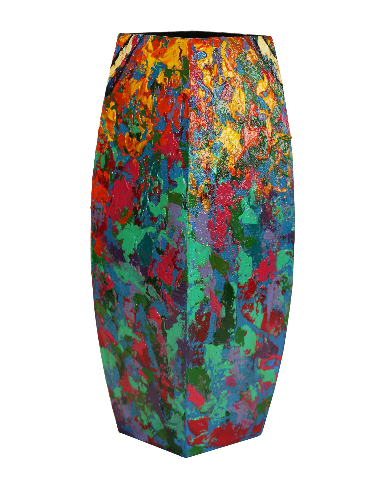 Hand Painted Wooden Vase #1 - LaShunBeal.com