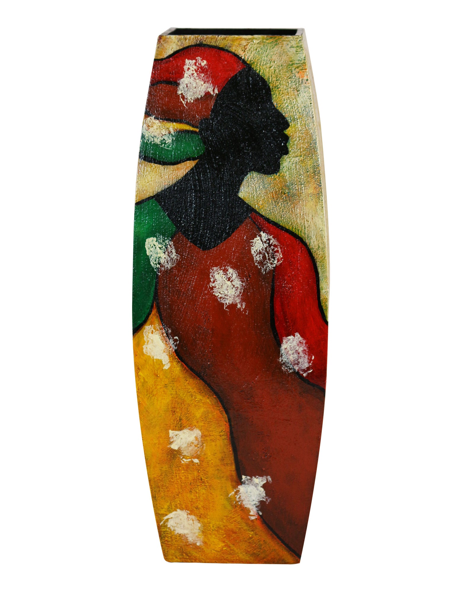 Hand Painted Wooden Vase #5 - LaShunBeal.com