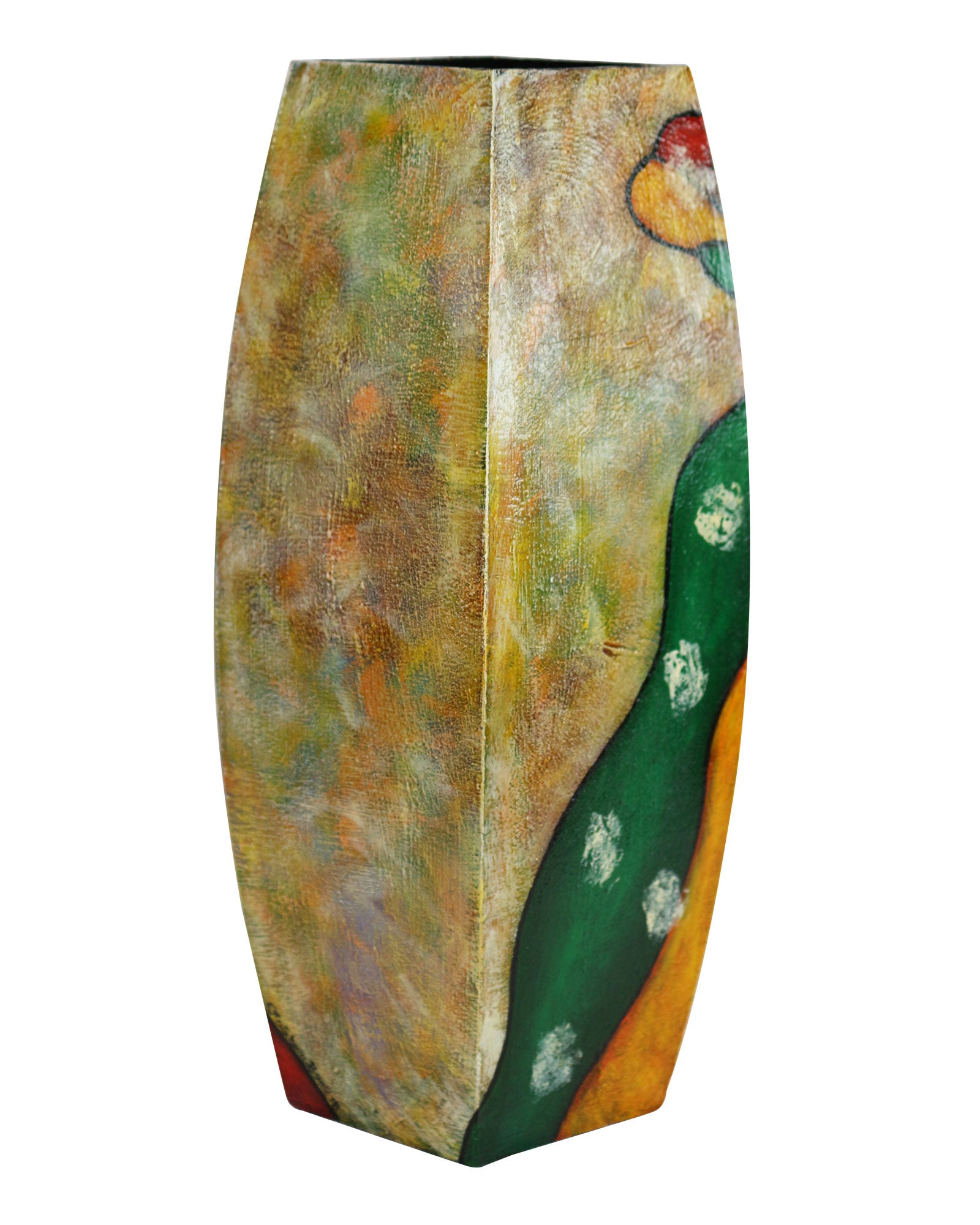 Hand Painted Wooden Vase #5 - LaShunBeal.com