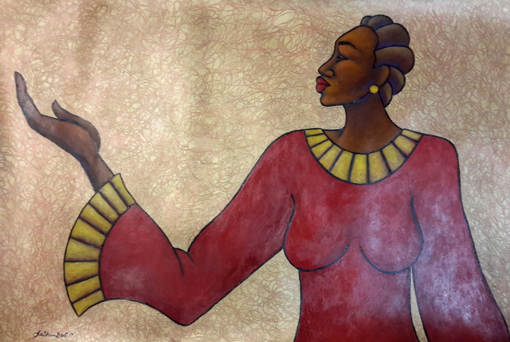 Praise Him #2 Acrylic Paint on Paper - Lashunbeal.com