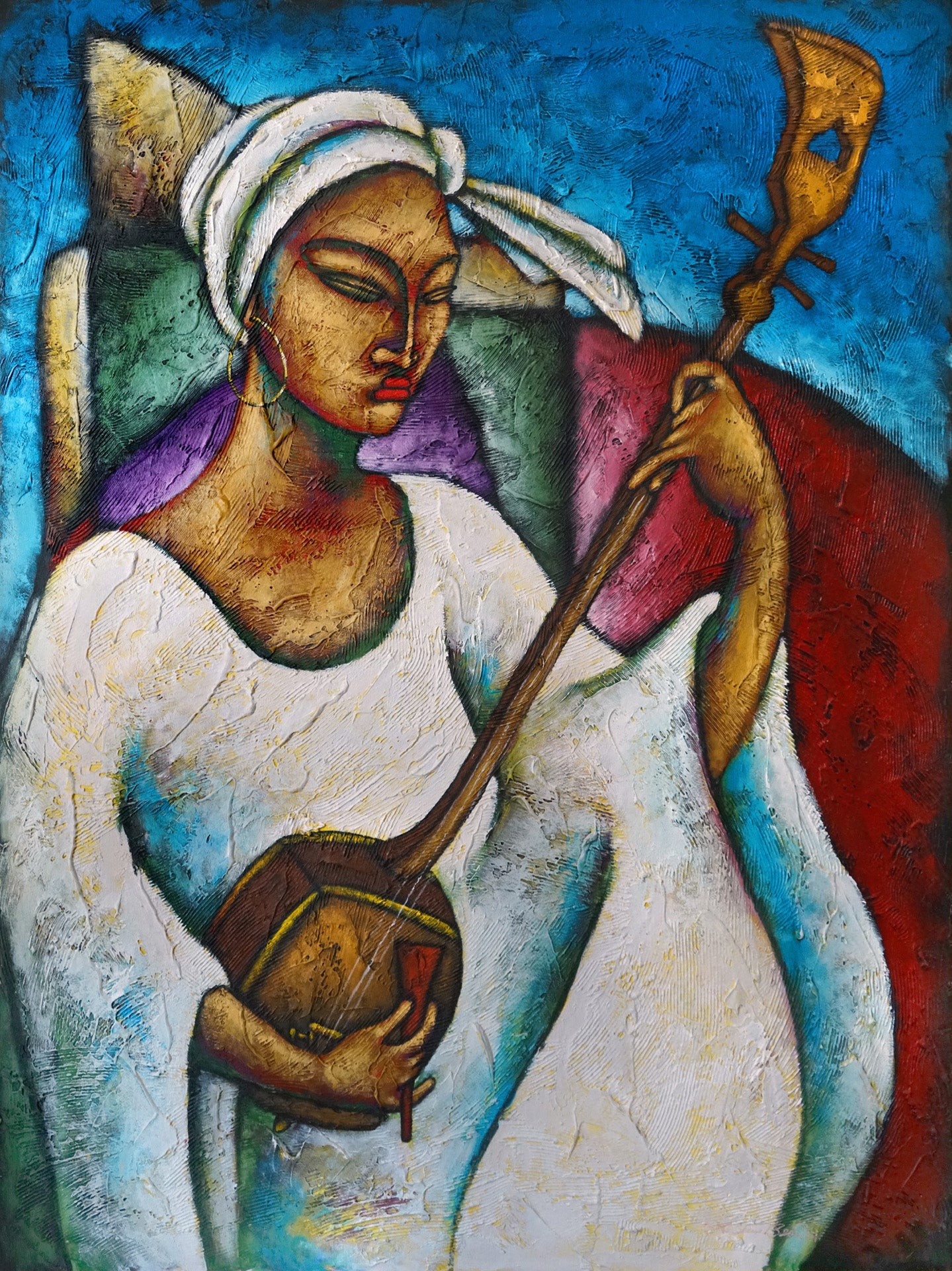 Rhythmic Caress #3 Giclee on Canvas