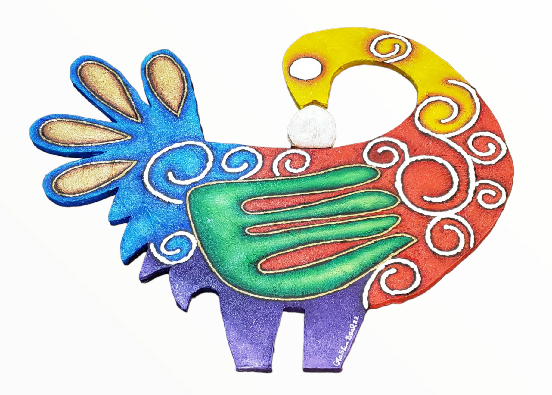 Sankofa #2 Original On Wood
