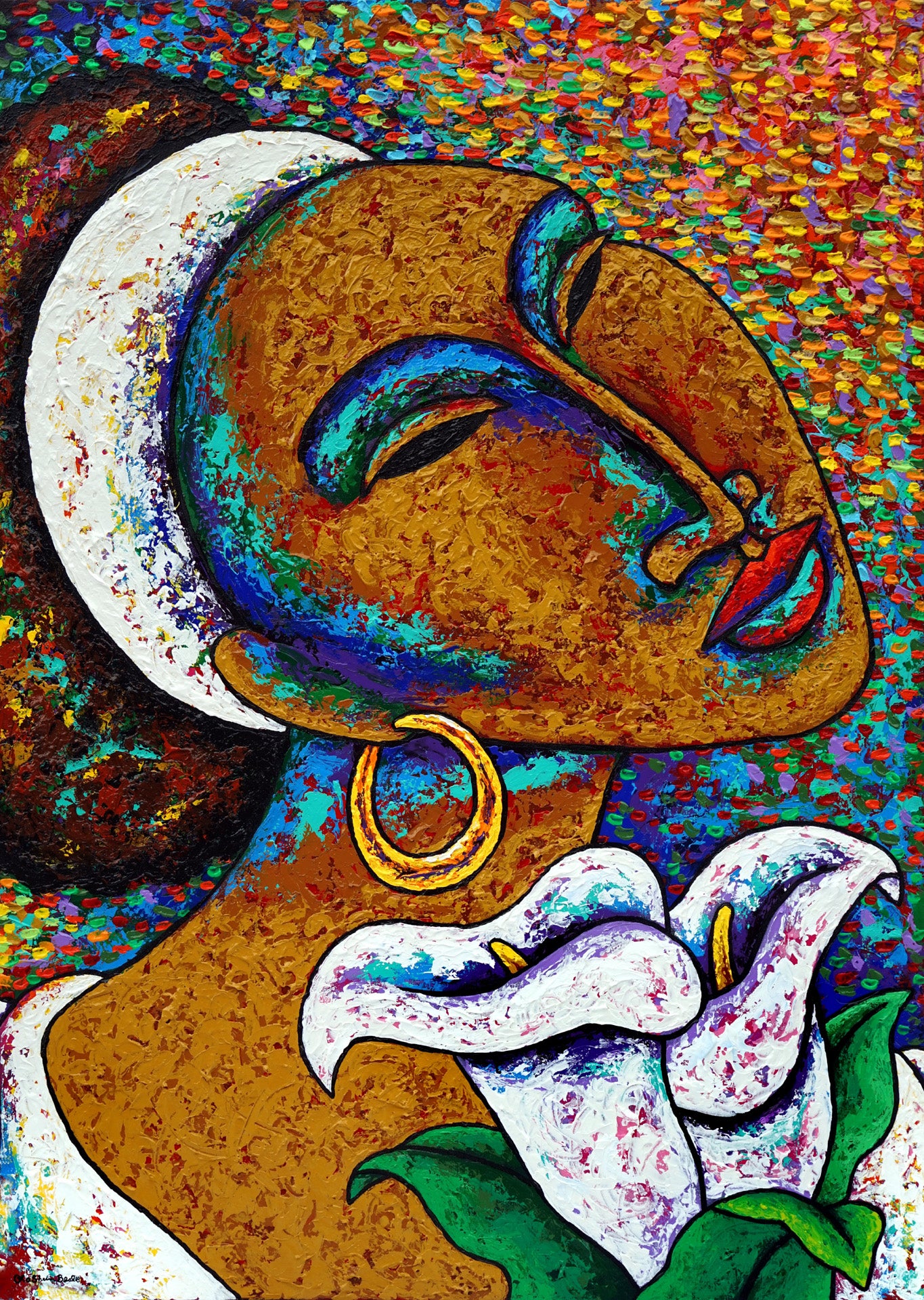 She #155 Acrylic Paint on Canvas Art Original