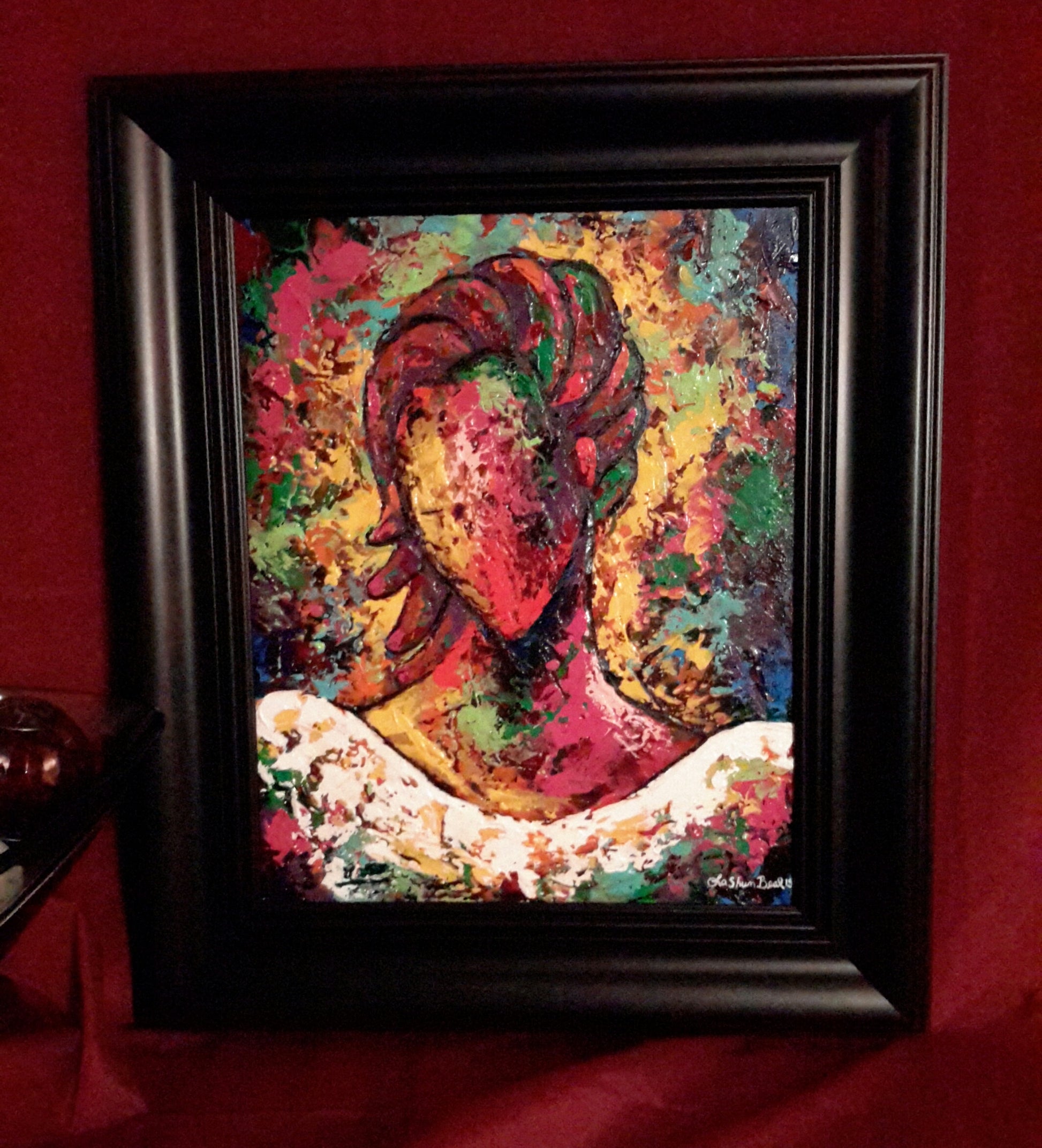 She #110 Framed Art - Lashunbeal.com