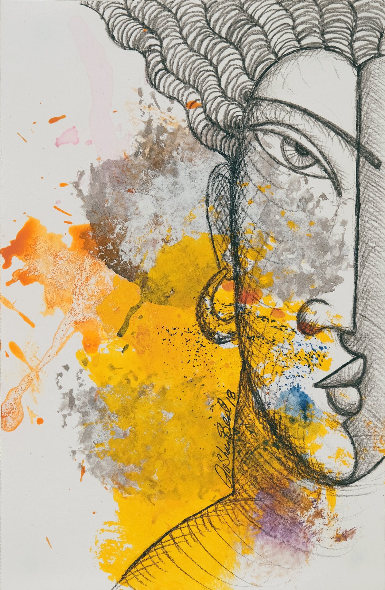 Sister #11 Giclee on Canvas