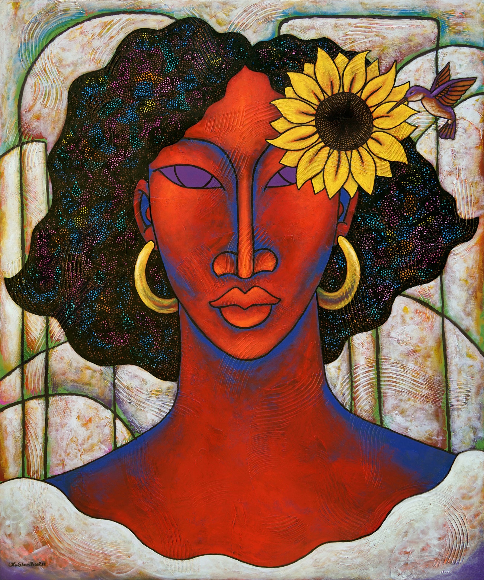 Sunflower #4  Giclee on Canvas