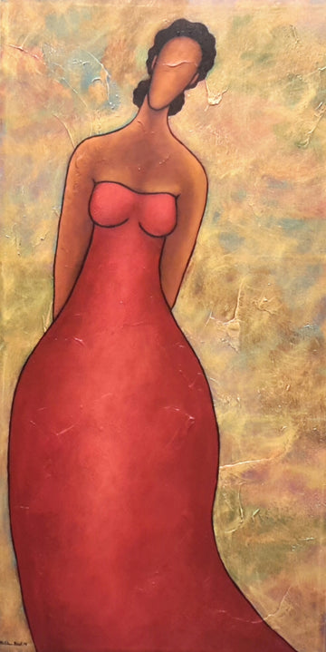 That Lady #17 Acrylic Paint On Canvas Art Original