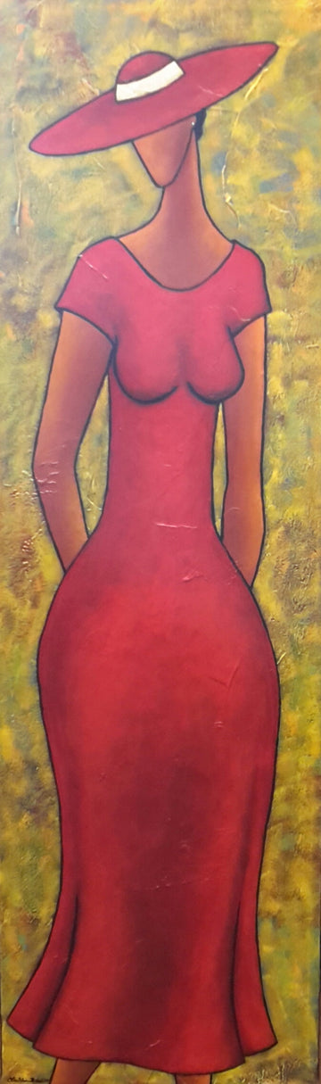 That Lady #18 Acrylic Paint On Canvas Art Original