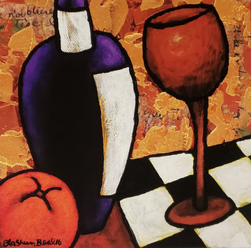 Wine And Fruit #7 Giclee on Canvas