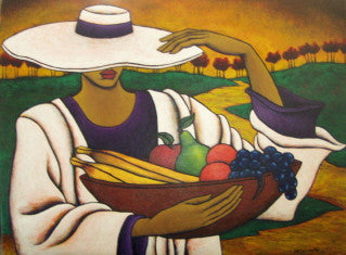 All These Blessings #4 Acrylic Paint on Board Art Original - LaShunBeal.com