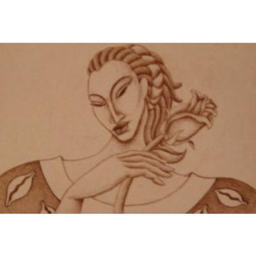 Madame Rose Giclee on Canvas